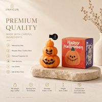 Großhandel Halloween Duftkerzen in Formen, Sojawachs Feiertagsdekoration, Gemischte Stile, Individuelle Duftfarbe, Private Label OEM Geschenke