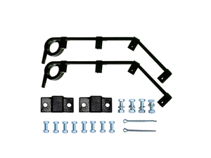 BS-AMFH-Q2C16 Çamurluk Askı Seti, krom, siyah, açılı 2'li bobin, 28 inç - Product Image 3