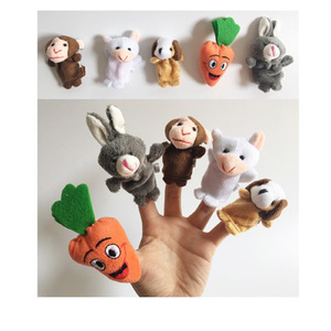 Marionetas <span class=keywords><strong>de</strong></span> <span class=keywords><strong>fieltro</strong></span> personalizadas para la familia, juego <span class=keywords><strong>de</strong></span> marionetas para dedos <span class=keywords><strong>de</strong></span> felpa, Oem, para granja <span class=keywords><strong>de</strong></span> dinosaurios, 5 uds., 2022 - Product Image 1