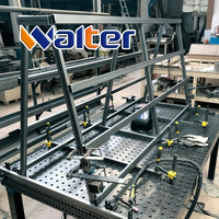 Table de travail de soudage flexible 3D haute précision D28 en acier nitridé Q355 pour gabarit de soudage précis