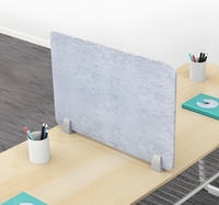 Panneaux acoustiques modernes insonorisés pour écrans de bureau Panneaux de confidentialité pour hôtel et école-Polyester écologique