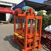 Machines économiques pour gagner de l'argent : Machine à briques QTJ4-40 pour petites entreprises, idées de machines semi-automatiques pour la fabrication de blocs de béton