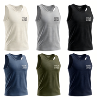 Fabricant de gilets de sport sans manches en polyester à séchage rapide 90g, gilet de course personnalisé pour marathon, débardeur