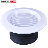 Grille de ventilation de plafond droite en ABS de qualité supérieure pour système d'aération d'air frais