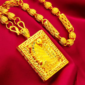Vietnam Placer oro collana uomo all'ingrosso prepotente catena ciondolo tigre ciondolo regalo - Product Image 3