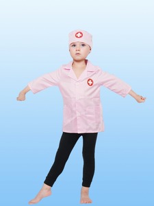 Kit Costume da Infermiera per Bambini Unisex in Poliestere, Abiti per Giochi di Ruolo con Camice da Laboratorio per Travestimenti e Cosplay - Product Image 4