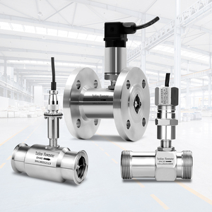 Lưu lượng kế nước sữa medidor de flujo de turbina rượu Flow <span class=keywords><strong>Meter</strong></span> xung 4-20mA RS485 dòng chảy Cảm biến nước - Product Image 1