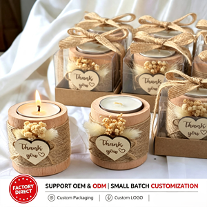 Lots de bougeoirs pour cadeaux de mariage pour invités, cadeaux de mariage, cadeaux pour enterrement de vie de jeune fille et cadeaux pour fêtes d'adultes - Product Image 1