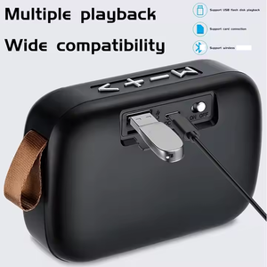 Haut-parleur portable en tissu extérieur avec logo personnalisé, mini caisson de basses sans fil, mini haut-parleur en tissu, prise en charge de la carte TF, FM, USB, lecteur de musique - Product Image 6
