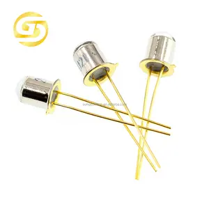 Silicon Photodiode 2CU2B 5mm 880nm panjang gelombang 5mm fotosensitif Receiver logam LDR baru dan asli