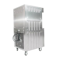Machine à cônes professionnelle pour la fabrication de glaces italiennes, machine à glaces molles automatique