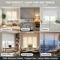 Stores enrouleurs ignifuges style moderne double couche jour/nuit pour appartement américain