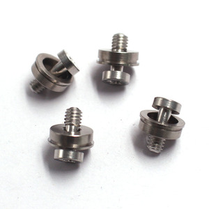 Vis de fixation captive anti-perte à tête mini en acier inoxydable finition naturelle avec embase à bride creuse - Product Image 5