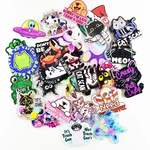 ราคาส่ง อะคริลิคแฟลตแบ็ค แพนาร์เรซิ่นแฟลตแบ็ค ชาร์ม แฟธ แพลนาร์ อะคริลิคชาร์ม สติ๊กเกอร์ฤดูร้อน งานฝีมือ DIY - Product Image 3