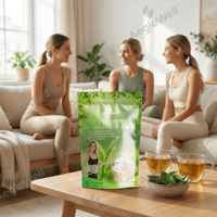 AegleWell Slim Tea – Sachets de thé aux herbes naturelles pour le bien-être et le remodelage corporel – Soutient la gestion saine du poids – Boisson à base de plantes HALAL