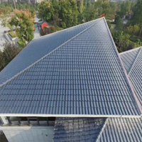 Tuiles solaires transparentes PERC 150W, système de tuiles solaires durables, tuiles solaires BIPV, module de cellule solaire artificielle