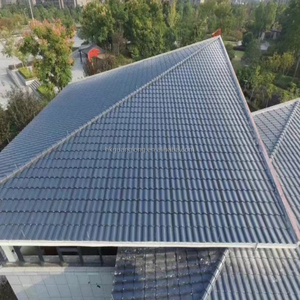 Tejas solares transparentes PERC de 150W, sistema de tejas solares, tejas solares BIPV duraderas, módulo de células solares artificiales - Product Image 4