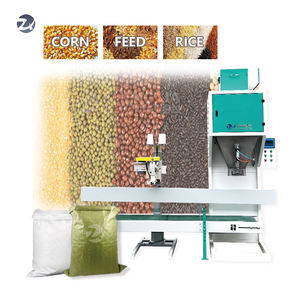 Machine d'emballage de granulés semi-automatique 5 <span class=keywords><strong>kg</strong></span> 15 <span class=keywords><strong>kg</strong></span> <span class=keywords><strong>25</strong></span> <span class=keywords><strong>kg</strong></span>, Machine de remplissage d'ensilage, Machine de pesage et d'emballage de granulés alimentaires - Product Image 2