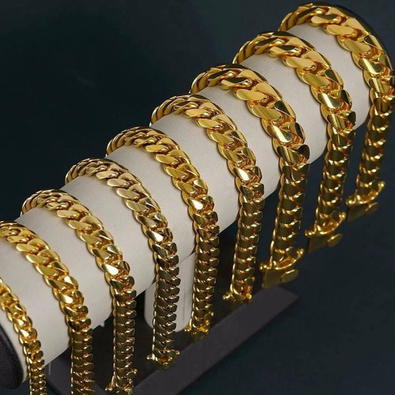 solid gold jewelry 14k real cuban link