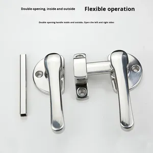 304 Stainless Steel Soundproof <strong>Door</strong> Handle Rotating sealed Handle Lock FA-624 Kitchen Furniture <strong>Door</strong> Handles - Product Image 3