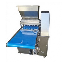 Machine automatique commerciale compacte pour la fabrication de macarons, biscuits, gâteaux et cupcakes, avec extrudeuse de garniture, capacité 120-240 kg/h