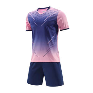 Fútbol Jersey Equipo Últimos diseños Traje de fútbol juvenil Conjunto Uniformes de fútbol personalizados Uniformes diseñados - Product Image 4