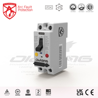 AFDD AFCI RCBO 1P+N 220V para Uso Doméstico e Industrial en Equipos Electrónicos, 4.5kA, Material de Cobre, CE
