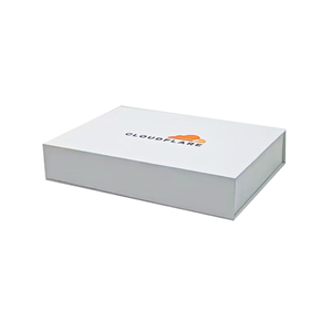 Customized Luxury Rigid White Paper Cardboard <b>Magnetic</b> Flip Closure Gift <b>Box</b> Packaging With logo - Product Image 6