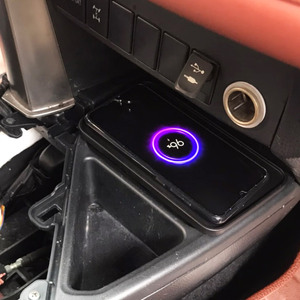 Chargeur sans fil Qi pour Toyota <span class=keywords><strong>RAV4</strong></span> XA40 2018-2014 accessoires 15w adaptateur de plaque de charge rapide pour téléphone Modification intérieure - Product Image 5