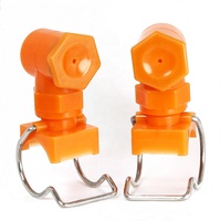 Buse de pulvérisation conique creuse en plastique 1 pouce avec attache à clip pour l'irrigation