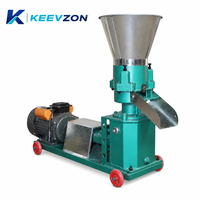 Machine à granulés d'aliments pour volailles professionnelle, portable, conviviale, à entraînement électrique, en métal, pour poulets et canards, avec mouvement rotatif.