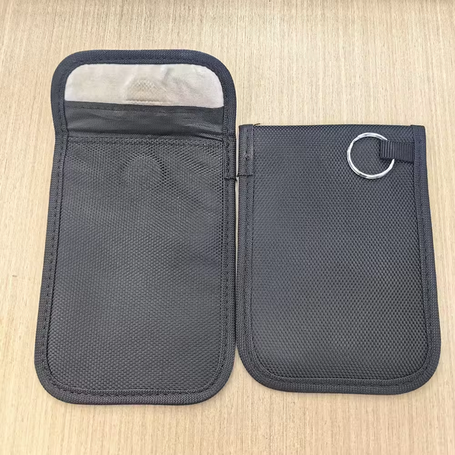 Customizable Material Color Emf Shielding Anti RFID Signal Stop Phone Bag Case Faraday Bag Pouch