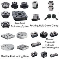 Kit d'écrous sphériques en acier inoxydable avec surface oxydée noire, filetage M8-M24, fixations auto-alignantes bombées pour machines-outils CNC