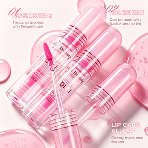 Huile à lèvres liquide Kiss Beauty PDRN Rose Magic, changeante de couleur, longue tenue, hydratante, haute pigmentation, gloss brillant - Product Image 4