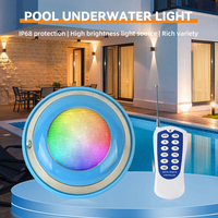 Lampe de piscine sous-marine LED d'extérieur, d'intérieur, étanche, 9W, 12W, 18W, IP68, avec télécommande, la plus populaire