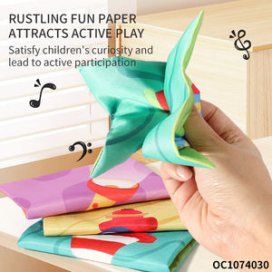 Nouveaux produits personnalisation éducation apprentissage tissu doux <span class=keywords><strong>livres</strong></span> en tissu bébé boîte à mouchoirs Montessori jouet sensoriel pour 0-6 6-12 mois - Product Image 4