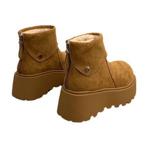 Botas de Nieve Antideslizantes para Mujer, Venta al Por Mayor de Fábrica, Botines Deportivos con Forro de Malla y Suela de Goma, Plataforma Personalizada - Product Image 4