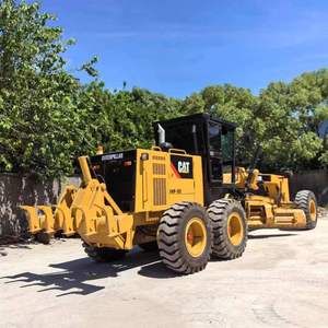Niveleuse à moteur Caterpillar CAT 140K d'occasion, modèles 140H, 140G, 120H, 120K, avec ripper, pour la construction et l'aménagement routier - Product Image 1