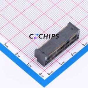 PCIE-52P90H PCI/PCIe Connector SMD,P=0.8mm Connector mPCI-E 52P 36P Horizontal Mount - Product Image 2