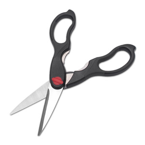 <b>Kitchen</b> <b>Shears</b> Stainless Steel Straight Head Black And Gray Multi Purpose For Home Use - Product Image 2
