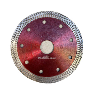 Disque de coupe pour carrelage et porcelaine, norme EN13236, 4, 4,5, 5, 6, 7, 9, 10, 12 pouces, maille X de 1,2 mm - Product Image 3