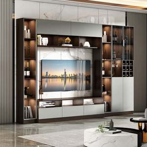 Mueble de Salón, Soporte para TV, Mueble Moderno de Lujo, Unidad de Pared, Diseño Suspendido - Product Image 2