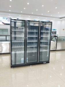 Tủ Lạnh Trưng Bày Bia Siêu Thị Tủ Lạnh Trưng Bày Đồ Uống Bằng Thủy Tinh Tủ Trưng Bày Tủ Lạnh Làm Mát Rượu Dọc - Product Image 5