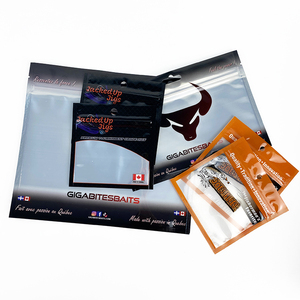 Sacchetti Personalizzati Richiudibili con Zip a 3 Lati per Esche da Pesca, Confezioni in Plastica Morbida per Esche con Logo Personalizzato - Product Image 4