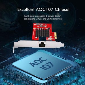 EDUP Thẻ Điều Khiển Mạng Gigabit Ethernet PCI-E 10Gb Bộ Chuyển Đổi LAN RJ45 10Gbps Bộ Chuyển Đổi PCI Express Thẻ Mạng Máy Chủ 10Gb - Product Image 6