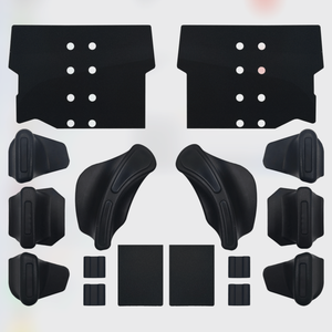 Protège-jambes Beidou LeaperKim LYNX S pour monocycle électrique, noir et orange, en caoutchouc, accessoires LYNX-S - Product Image 2