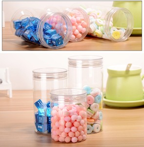 Bán Buôn Thức Ăn Vật Nuôi Lớp Nhựa Trong Suốt Jar Với Miệng Rộng Kín <span class=keywords><strong>Cookie</strong></span> Jar Cho Đồ Ăn Nhẹ Và Kẹo Jar Đường Kính 55-100 Mm - Product Image 5