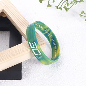 กำไลข้อมือซิลิโคนสำหรับนักบาสเกตบอล แบบขายส่ง ปรับแต่งได้ สำหรับเด็กและผู้ชาย ใช้เป็นของแจกส่งเสริมการขาย - Product Image 3