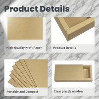Boîtes cadeaux en kraft personnalisées en gros, carton ondulé, design haut de gamme, imperméable, matériaux recyclés, laminage mat, éponge