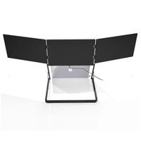 Moniteur triple écran 15,6'' FHD tactile IPS ultra-fin / Moniteur PC USB-C Plug-and-Play pliable pour ordinateur portable et gaming